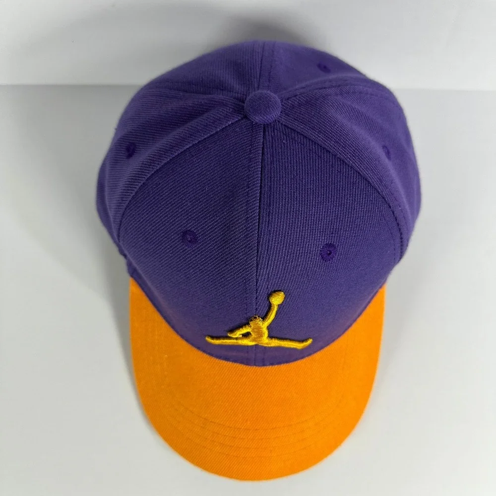 Jordan Jumpman Strapback Hat‎ Purple Orange One Size Fits All Cotton